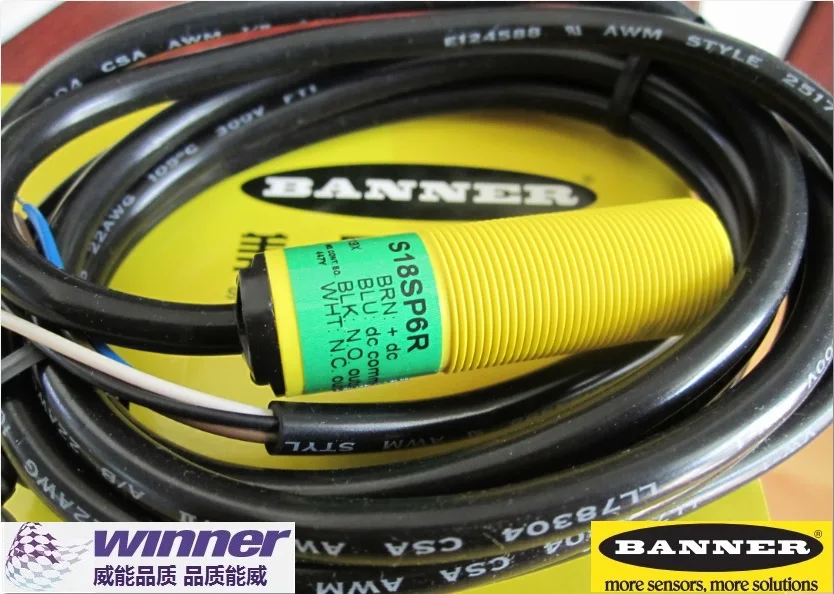 

Free shipping S18SP6R photoelectric sensor, M18 cylindrical type, the distance of 20 meters