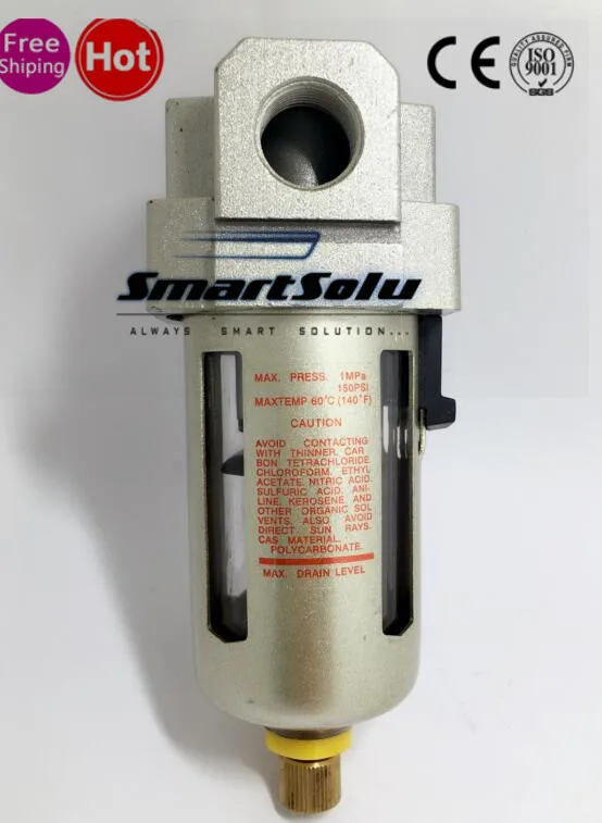

Free Shipping 3/8" Port Size Pneumatic Air Filter AF3000-03, Type 3/8 Inch Air Source Treatment Units , AF3000 Series