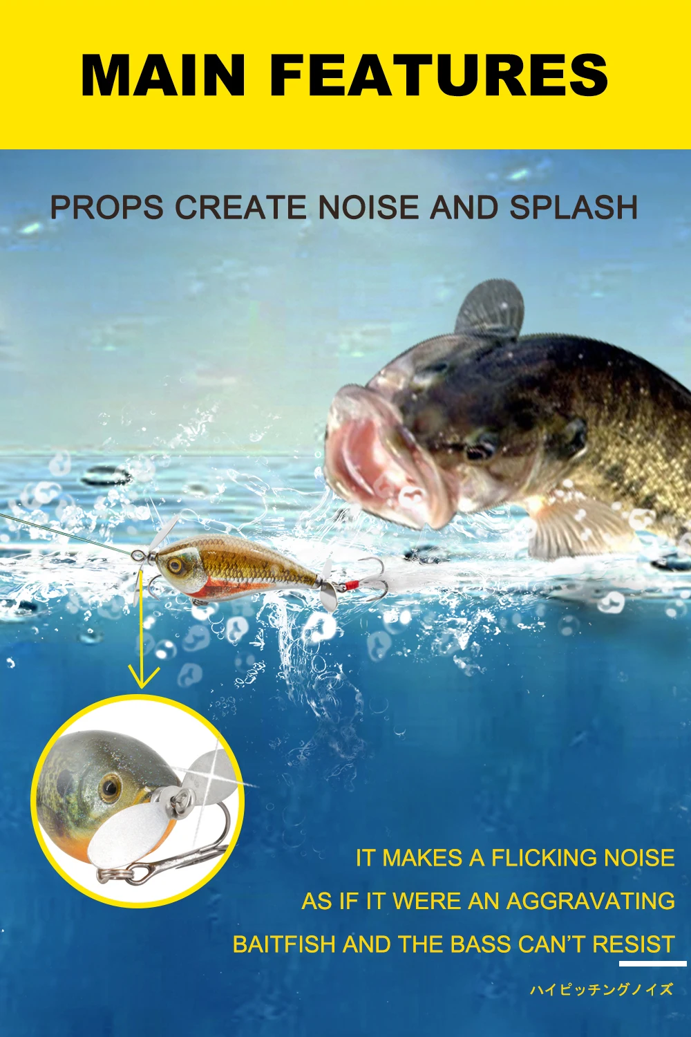 Hunthouse prop crankbait новая приманка для ловли окуня плавающая poisson nageur рыболовные воблеры kunstaas 60 мм 13 г Лучшая цена Перо хвоста