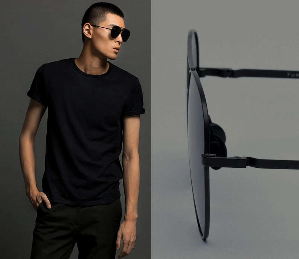 Original Xiaomi Mijia Turok Steinhardt TS Brand Polarized Stainless Sun Mirror Lenses Glasses UV400 for Outdoor Travel Man Woman