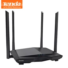 Tenda AC6 Wi-Fi маршрутизатор 11AC 1200 Мбит/с двухдиапазонный 2,4 ГГц/5,0 ГГц Беспроводной Wi-Fi ретранслятор 802.11ac интеллектуальное управление приложением английская прошивка