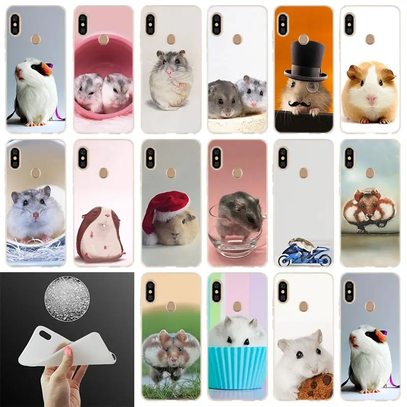 

Phone Case funny Hamster For Xiaomi Redmi Note 7 6 5 4x redmi 7 6pro 6a s2 5a 4a 4x 5plus y3 Soft Cover Coque