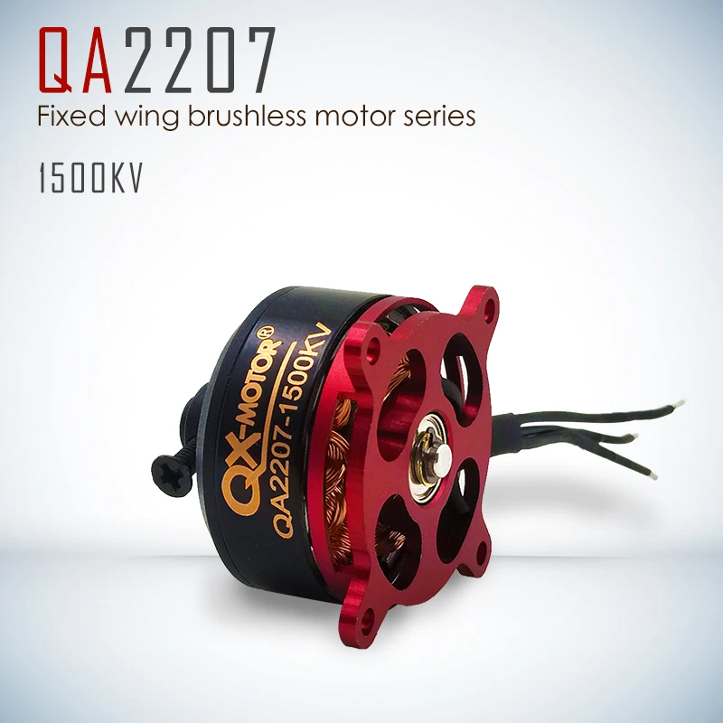 QX MOTOR QA2207(2815) 1500KV бесщеточный двигатель для радиоуправляемого самолета F3P с