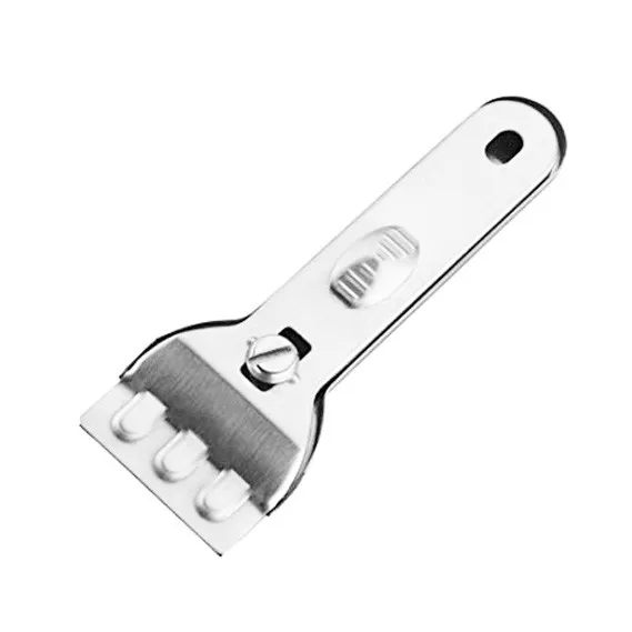 

Non-scratch hob scraper suitable for Induction, Ceramic and Halogen hobs Cleaning Tool With Blade Cleaner Remover Knife #17/6