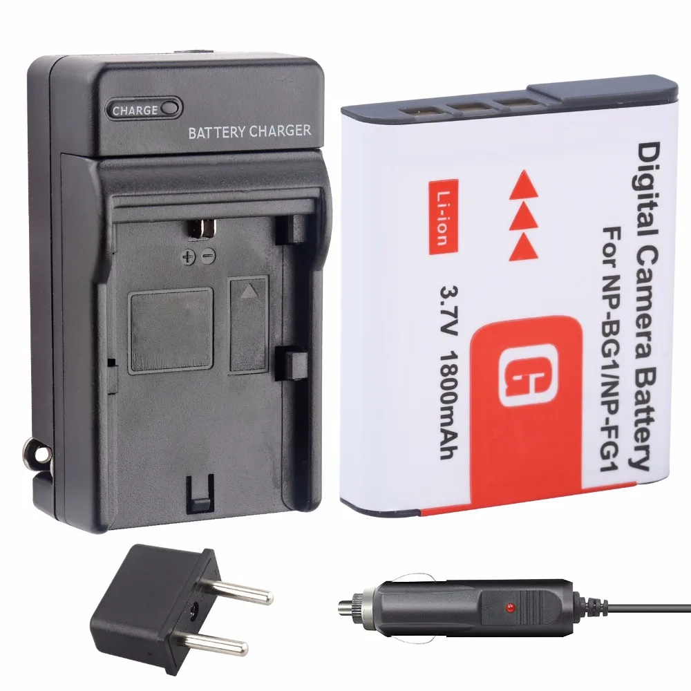 1pcs NP BG1 NP BG1 camera Battery akku+ Charger for SONY Cyber shot DSC