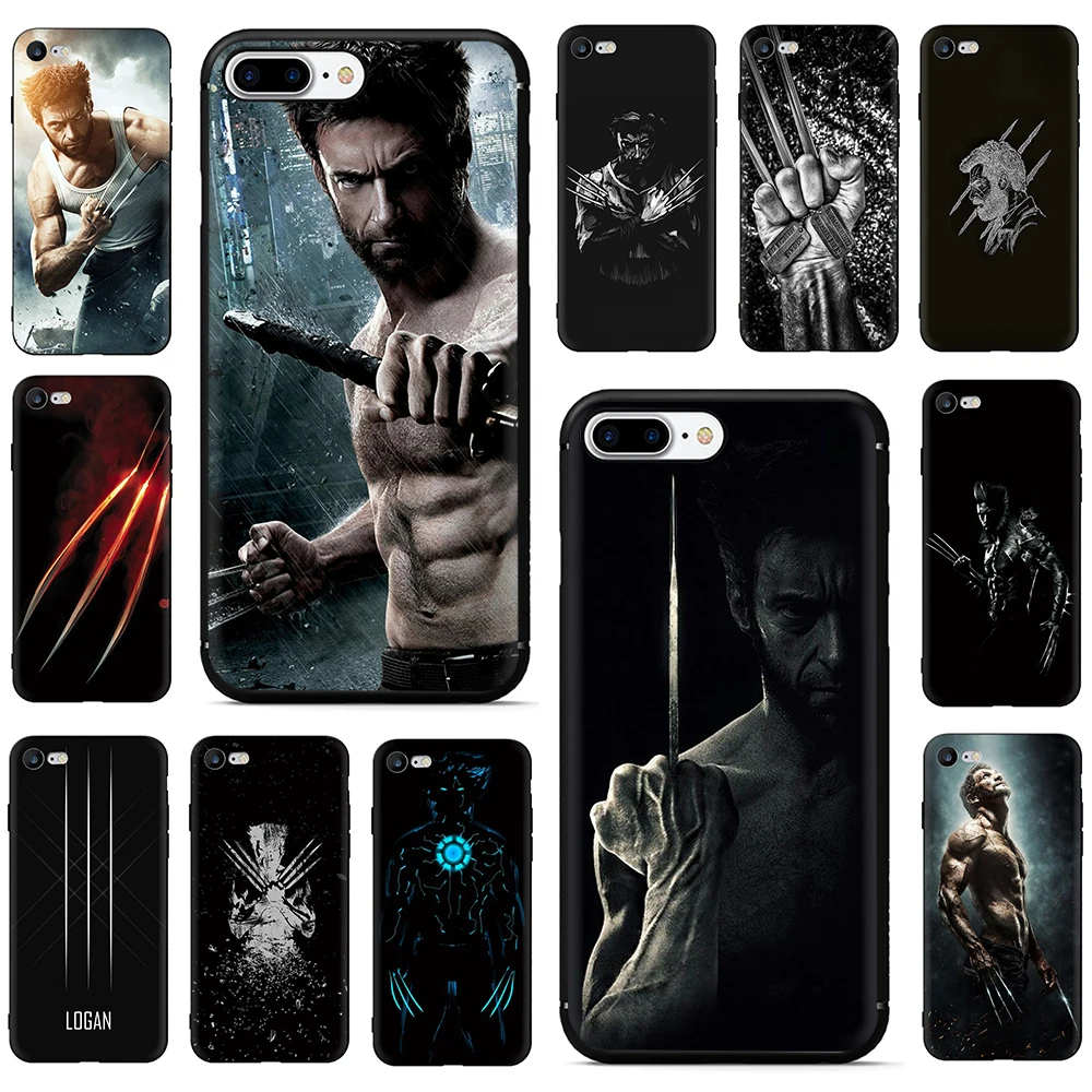 

Wolverine TPU Soft Silicone Case Cover for Apple iPhone 5 5S SE 6 6S 7 8 Plus X XR XS MAX