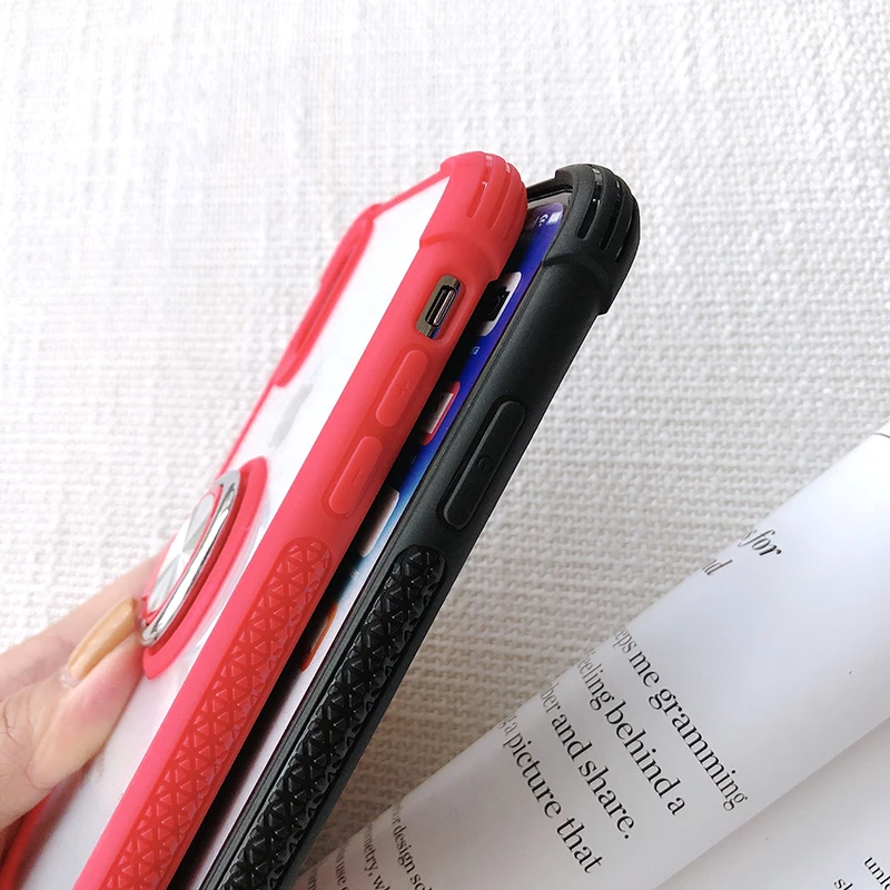 100 шт антидетонационный Прозрачный чехол для iPhone X XS XR MAX 6 7 8 Plus для samsung S10 plus для huawei P30 pro чехол s