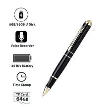 Цифровой диктофон USB флэш-накопитель микро аудио звукозаписывающее устройство маленький диктофон в форме ручки поддержка памяти расширение