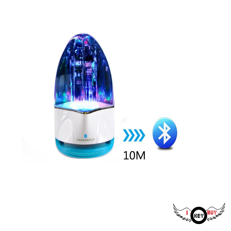 Water dancing bluetooth speakers colorful lights water column music fountain sound card mini computer subwoofer5