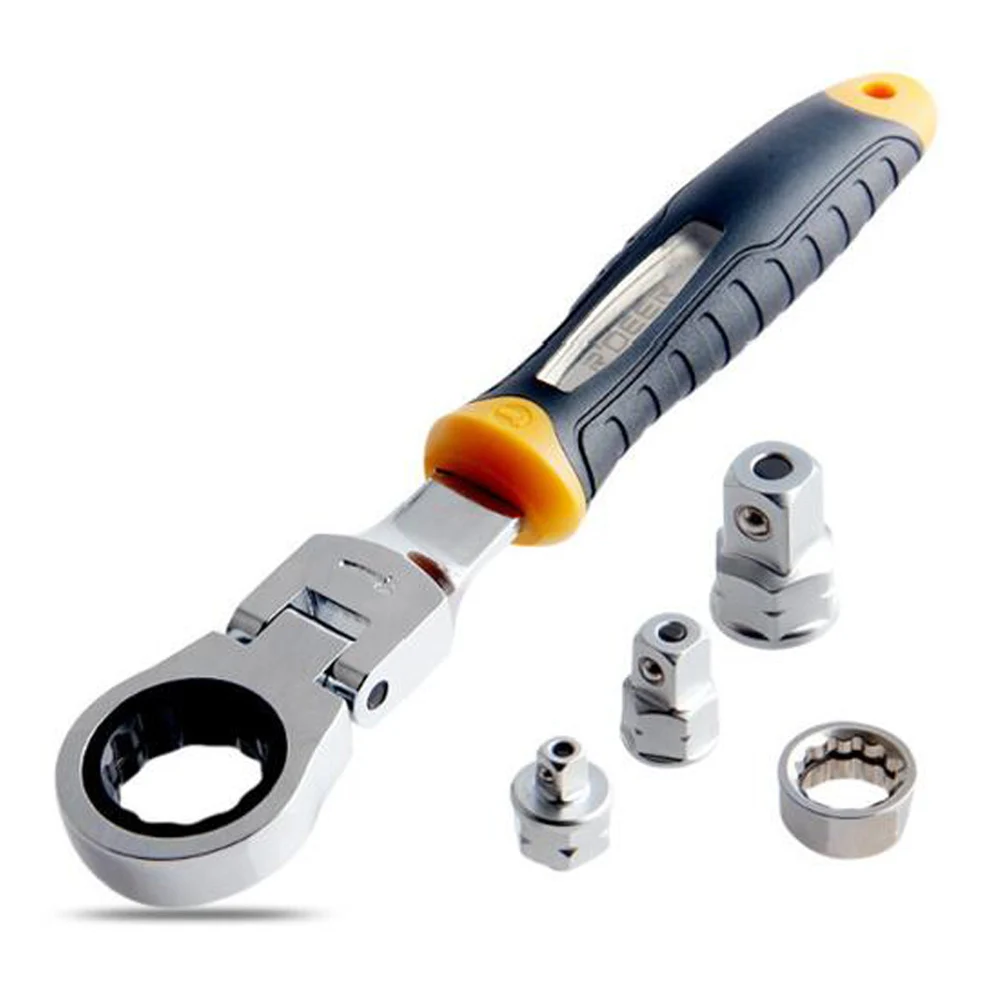 Ratchet Wrench For Car Repair Adjustable Combination Gear Nut Wrench