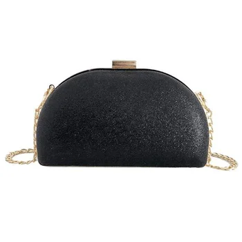 

AUAU-New Wave Evening Dinner Bag Shell Bright Face Fashion Clutch Bag Chain Shoulder Messenger Bag