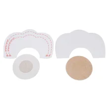 6 пар бюстгальтер лифта невидимая лента средство для увеличения груди+ накладки на соски декоративные накладки-Стикеры