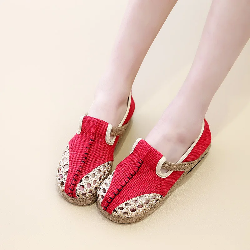 

folk style summer college wind female mesh shoes shallow mouth single shoes wholesale