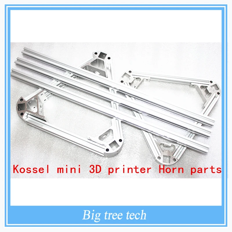 kossel mini 3d printer horn parts non standard parts metal corner piece aluminum alloy frame