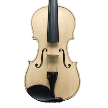 

4/4 Acoustic Violin & Case & Bow & Rosin For Violin Beginner Natural Wood Color New