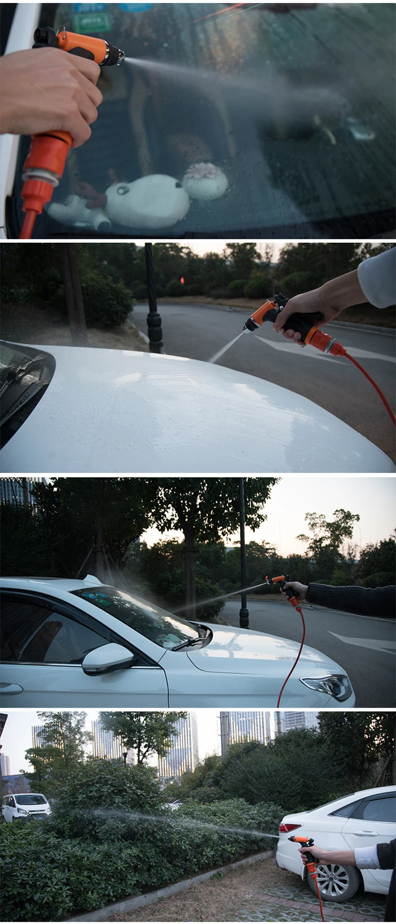 Premium Portable 12V Electric High-Pressure Car Wash Kit