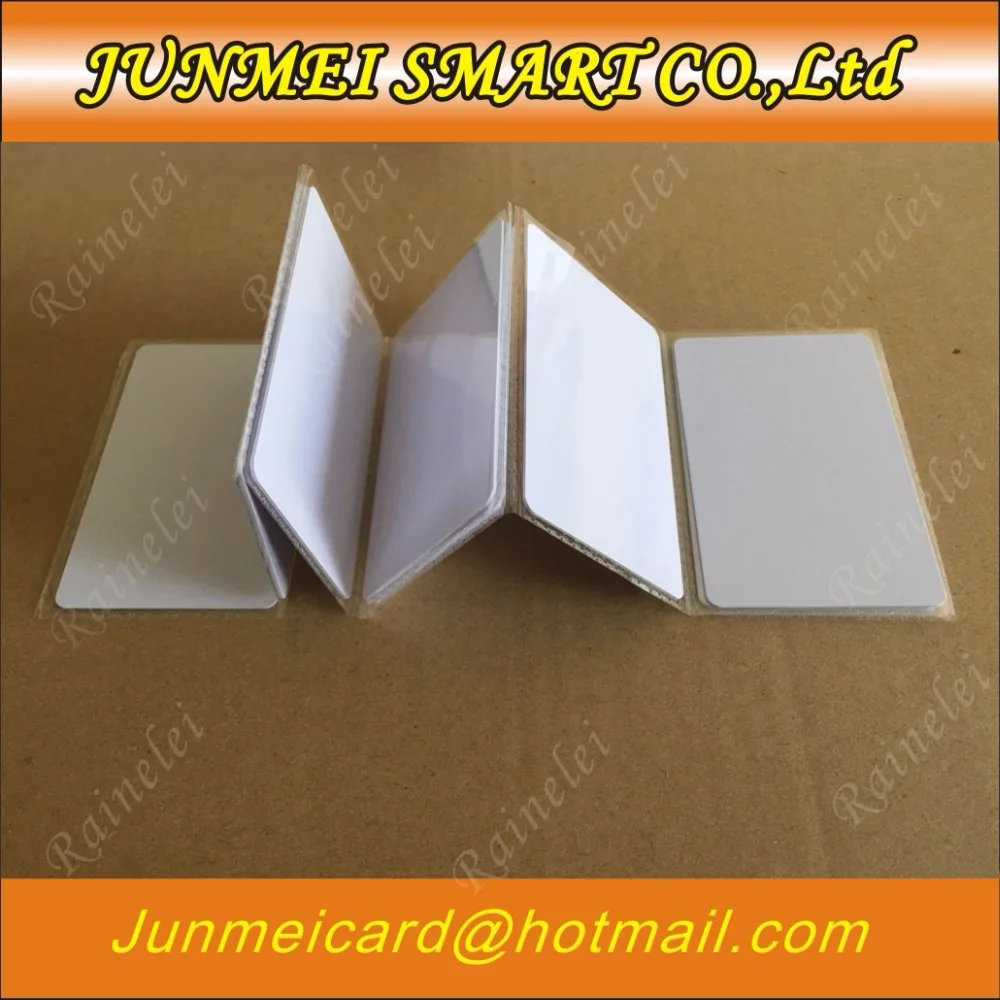 1000 шт./лот nfc 1k S50 пустая карта тонкая ПВХ Карта RFID 13 56 МГц ISO14443A IC умная карточка fudan