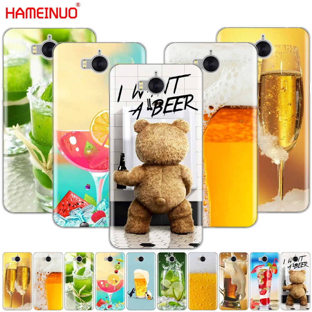 HAMEINUO Летний чехол для сотового телефона с изображением пива коктай пищи huawei honor 3C