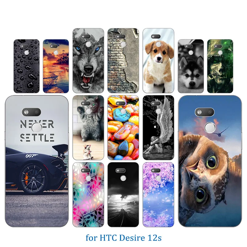 Прозрачный Тонкий силиконовый чехол для HTC D12S/HTC Desire 12 S гибкий защитный Desire12S/D12S |