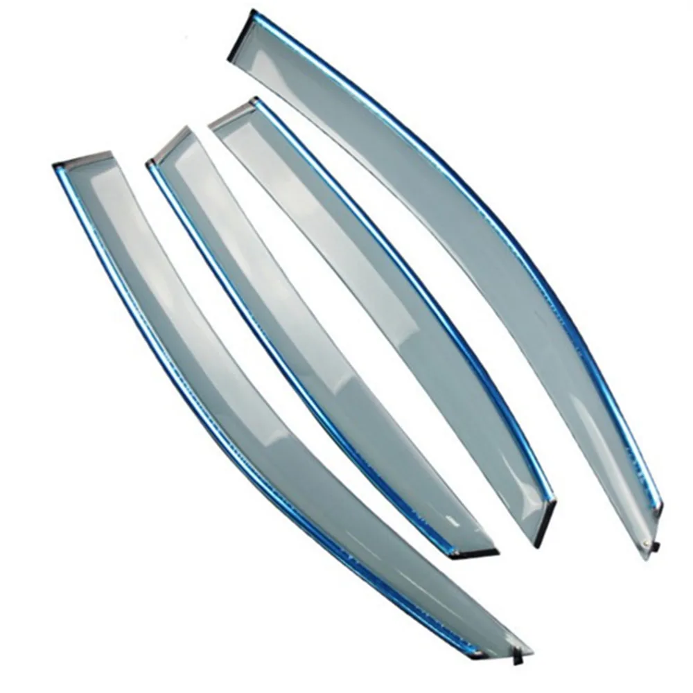 

4pcs For Audi A4A6 Side Window Visors Sun Rain Guard Vent Deflectors Free Shipping