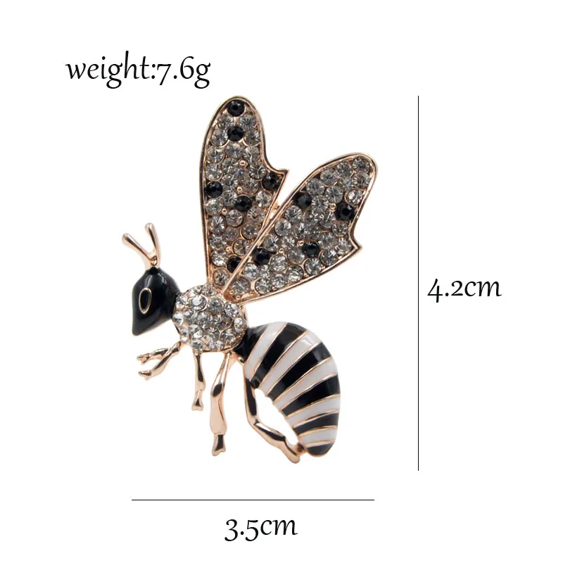 CINKILE حجر الراين لطيف النحل دبابيس للنساء الأزياء المينا بروش دبوس الزفاف Broches الشتاء اللباس اكسسوارات جيد هدية CINKILE حجر الراين لطيف النحل دبابيس للنساء الأزياء المينا بروش دبوس الزفاف Broches الشتاء اللباس اكسسوارات جيد هدية