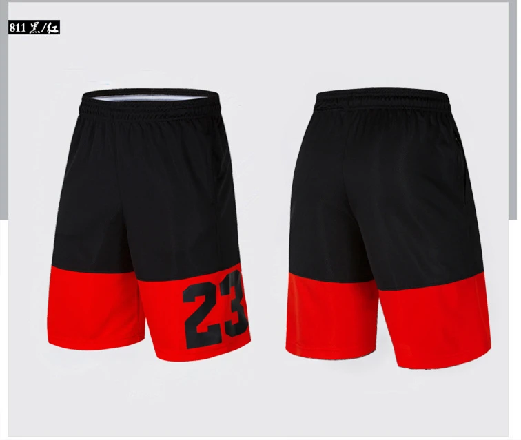 Баскетбольные шорты, новая версия, высокое качество, № 23, свободные пляжные шорты, для спортзала, тренировок размера плюс, 5XL, мужские быстросохнущие шорты для бега