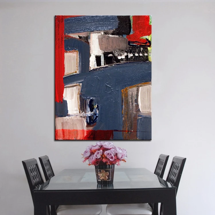 

NO Framed Modern Art Picture 100% Handmade Abstract oil painting on canvas Color Arts for Home Decoration