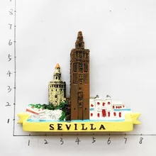 BABELEMI испанская Catedral de Sevilla Giralda стикер на холодильник s Магнитная Наклейка декоративная 3D наклейка на холодильник магнит на холодильник