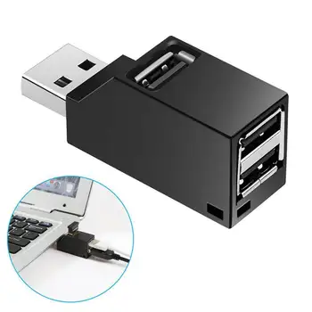

3 Port USB Hub Mini USB 2.0 High Speed Hub Splitter For PC Notebook Laptop Mac