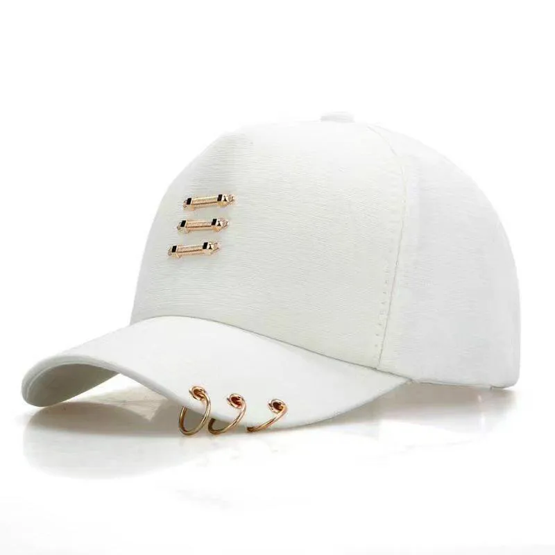 DeePom Женская бейсбольная кепка с кольцами Snapback летние шапки для мужчин и женщин