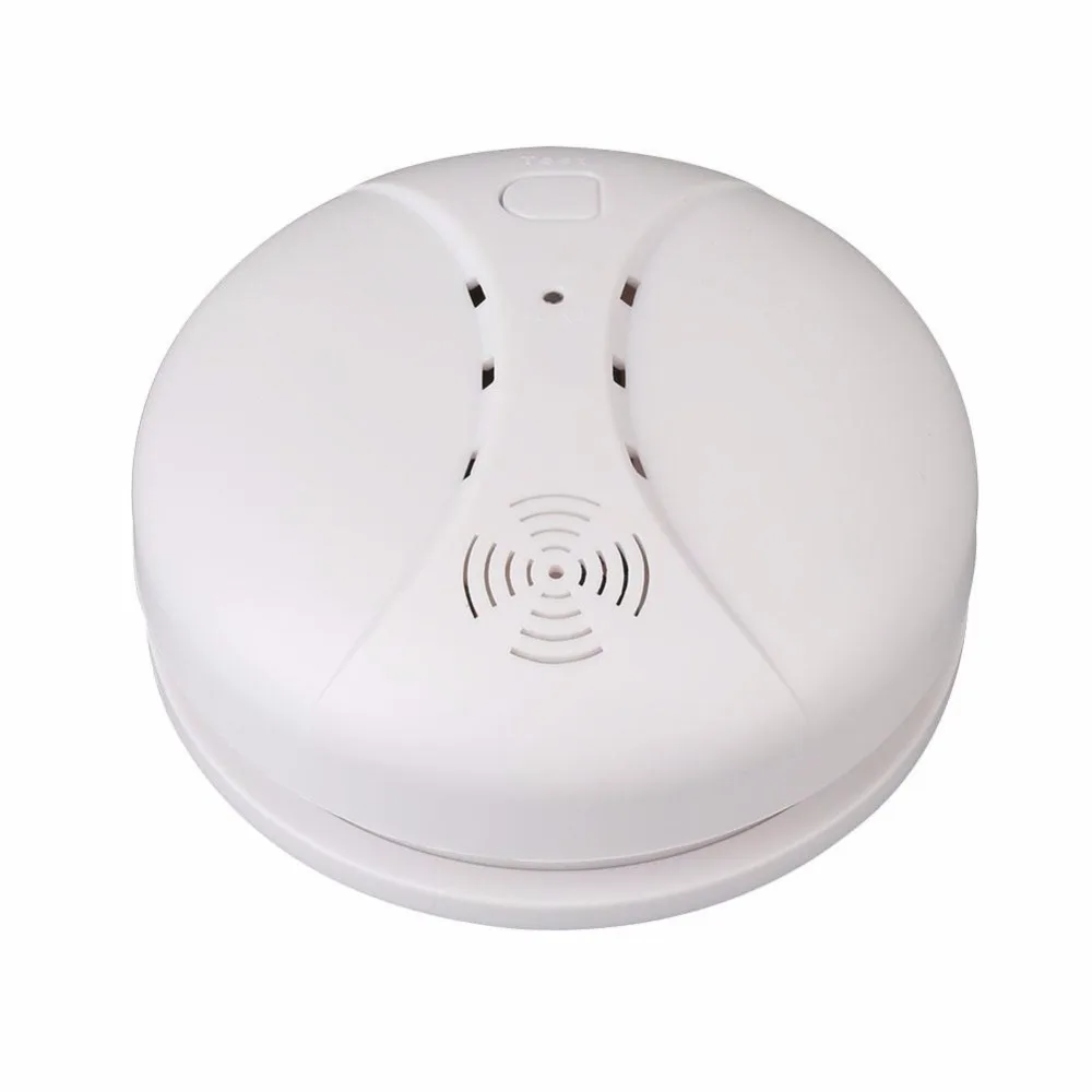 

Giaintree Home Store Security Wireless Smoke Sensors Alarm Portable Smoke Detector Alarm Sensor Cordless Battery Powered Fire