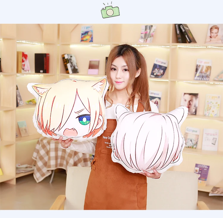 Cosplay&ware 45cm X 40cm Anime Yuri On Ice Katsuki Victor Plisetsky Cosplay Costume Accessories Dakimakura Sleep Pillow Cushion -Zentai shop online HTB1HZCQgyAnBKNjSZFvq6yTKXXal.jpg