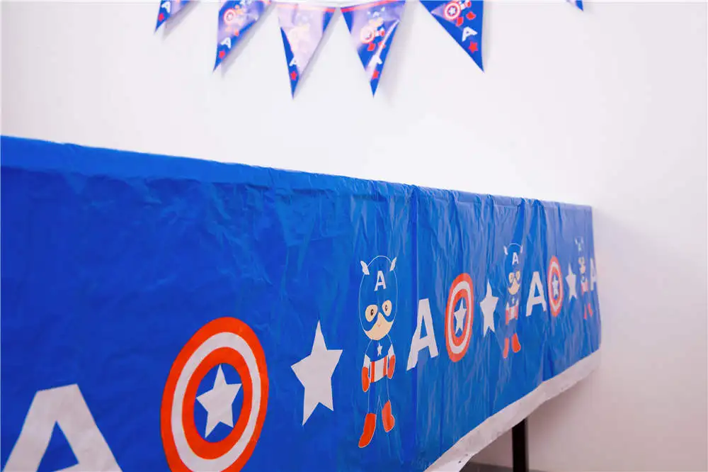 Мультяшный персонаж Капитан Америка день рождения декорирование тематическое мероприятие семейный сбор