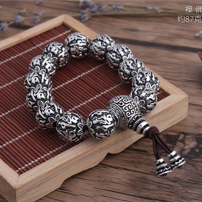 

2019 Armbanden Voor Vrouwen String Word Bracelet Wholesale Buddhist Enlightenment Ornament Factory Direct Selling Beads Chain