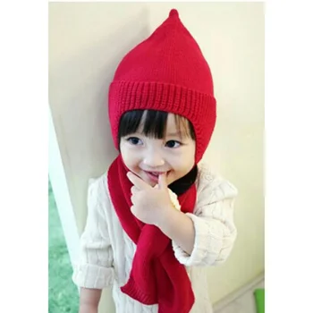

Toddler Soft Hats Winter Baby Boy Girls Fashion Caps Warm Knitted Newborn Infant Girls Solid Hats