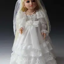 45 см SD/BJD винил Reborn Baby Doll игрушки свадебный подарок реалистичные куклы невесты