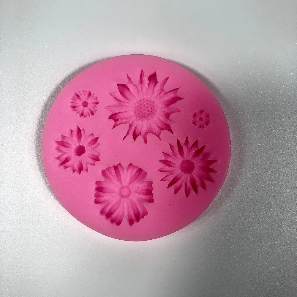 Sun Flower silicone cake mold1