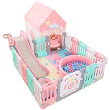 Детский забор для игр в помещении, оборудование для парка развлечений, безопасный забор для малышей, домашний коврик для ползания, забор