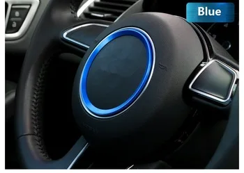 Car steering wheel decorative circle modified sequins sticker for Audi A3 A4L Q3 Q5 A5 A6L A7 S3 S5 S7