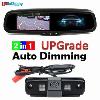 

HaiSunny Trajectory Tracks Car Rear view Camera + 4.3" Auto Dimming Mirror Monitor For Subaru Forester Outback 2008 - 2012