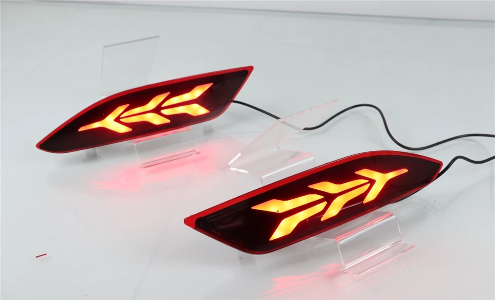 Multi-function LED For Honda HRV HR-V Rear Bumper Light Reflector Fog Lamp Brake Light Turning Signal Light