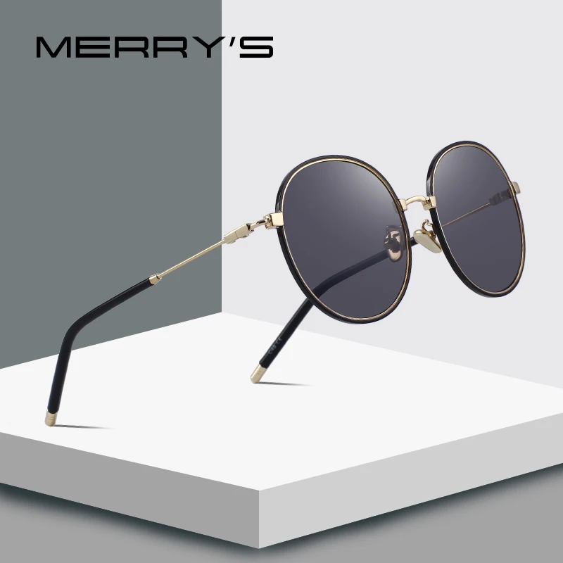 

MERRYS DESIGN Women Fashion Sunglasses Oval Frame Sun Glasses Metal Temple 100% UV Protection S6366