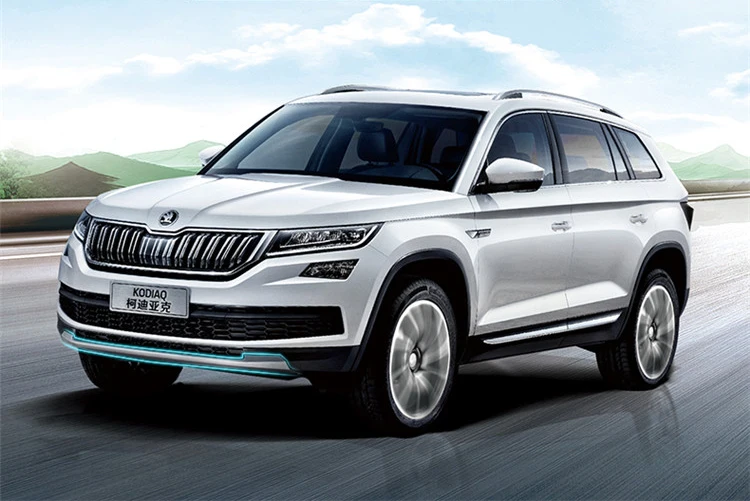 Подходит для SKODA KODIAQ Передний+ задний бампер диффузор бамперы для губ защитная накладка из нержавеющей стали