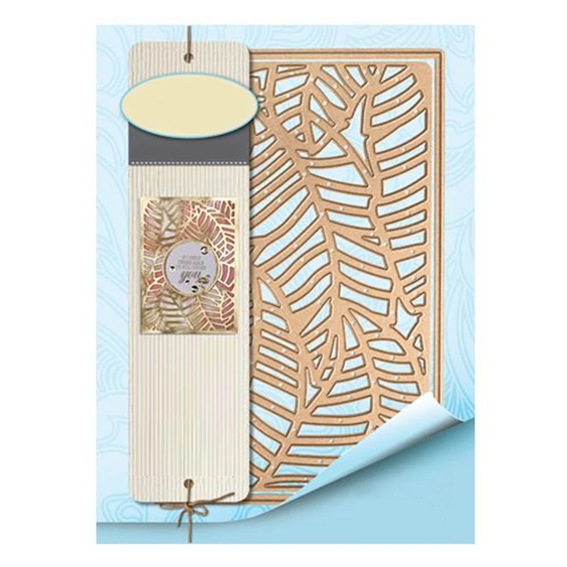 

YaMinSanNiO Frame Metal Cutting Dies Scrapbooking For Card Making DIY Embossing Cuts New Craft Leaf Cover Pattern Decoration