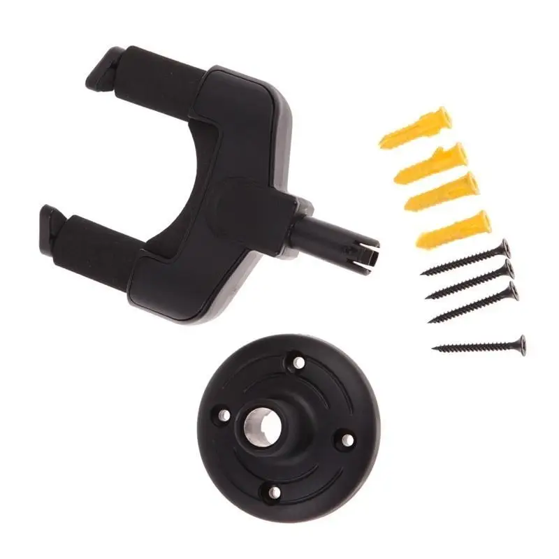 

uker Guitar Hanger Stand Hook Wall Mount Holder Rack Bracket Display For All Size Electric Guitars Bass Ukulele