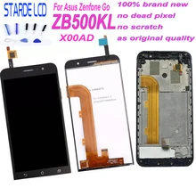 STARDE 5'' LCD for Asus ZenFone Go ZB500KL X00AD LCD Display Touch Screen Digitizer Assembly with Frame and Free Toos