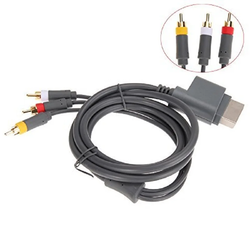 H 5pcs Av Audio Video Optical Cable Cord For Xbox 360 Console Video Game -  Cables - AliExpress