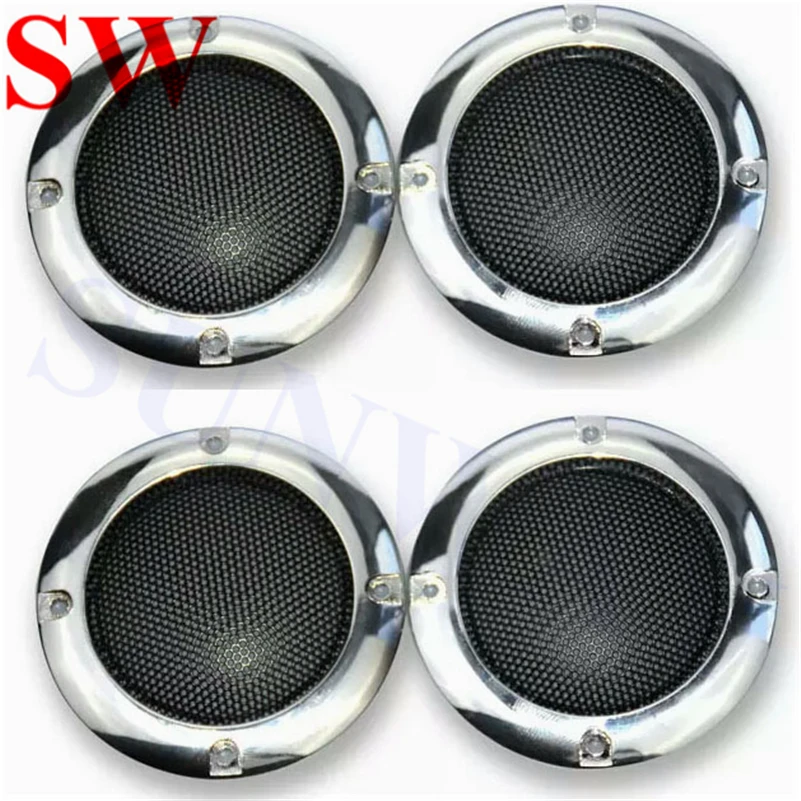 

4pcs 4inch 124mm Silver Speaker net Protective Grille circle With protective black iron mesh decorative diy arcade cabinet