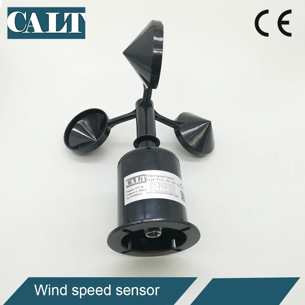 YGC-FS 5 В dc 3 чашки Анемометр Датчик скорости ветра измерение аналогового импульса или RS485 выход