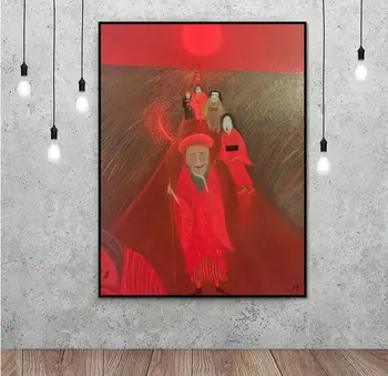 

hand painted famous artist wall art Japan style abstract pop art oil painting on canvas good for wall art decoration